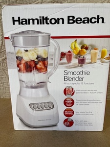 lot 133 image: Hamilton Beach Smoothie Blender 48 oz 12 Functions