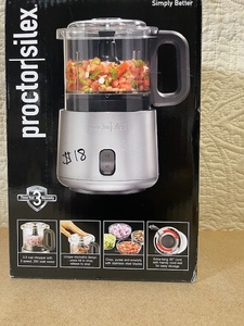 lot 151 image: Proctor Silex 3-Cup Food Chopper Processor Model 72870