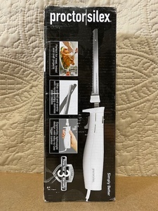 lot 153 image: Proctor Silex Electric Knife 74323G in Box