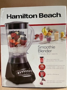lot 172 image: Hamilton Beach 10-Speed 56 oz. Smoothie Blender