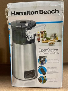 lot 175 image: Hamilton Beach OpenStation Can Opener with Multi-Tool