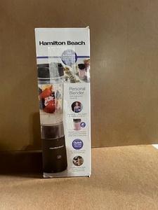 lot 180 image: Hamilton Beach Personal Blender Model 51190F in Box