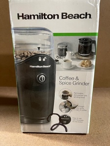 lot 196 image: Hamilton Beach Coffee and Spice Grinder 80410G