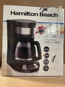 lot 198 image: Hamilton Beach Programmable 12-Cup Coffee Maker
