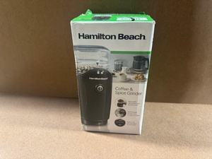 lot 207 image: Hamilton Beach Coffee and Spice Grinder in Box