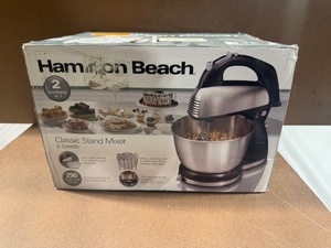 lot 215 image: Hamilton Beach Classic Stand Mixer with 6 Speeds