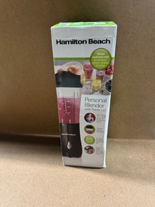 lot 229 image: Hamilton Beach Personal Blender with Travel Lid