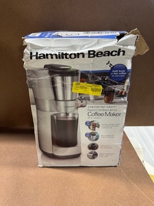 lot 231 image: Hamilton Beach Rapid Cold Brew & Hot Coffee Maker in Original Box