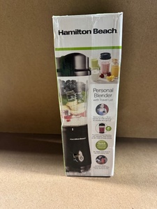 lot 251 image: Hamilton Beach Personal Blender with Travel Lid in Box