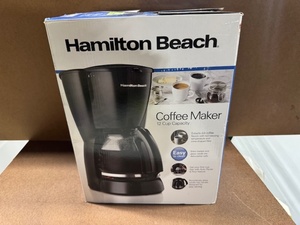 lot 264 image: Hamilton Beach 12 Cup Coffee Maker in Original Packaging
