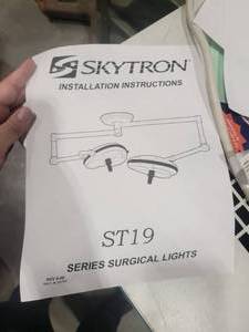 lot 17SK image: Skytron Surgical Lights (587592)) UntestedAs Is