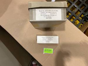 lot 51SK image: Thirteen Glass Syringes (587440) Luer Needle Lock 3 cc.