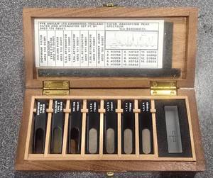 lot 11DRL image: Spectrophotometer Calibration Filter Set (587550)