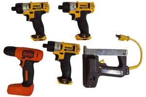 lot 44 image: DeWalt, Arrow Fastener, & Black Decker -