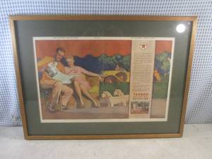 lot 2 image: (A-4) Framed Vintage 1929 The Satur...
