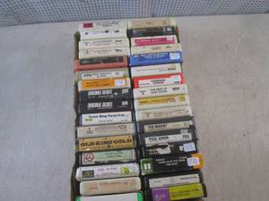 lot 14 image: (CSB) Assorted Artists 8-Track Tape...