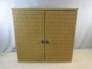 lot 48 image: (EW6) Weaved Wallmount Cabinet 18 ...