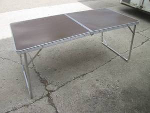 lot 51 image: (RMWS) Portable Folding Table 62 x...