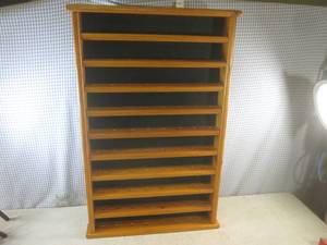 lot 60 image: (EW2) Wood Golf Ball Display 30 34...