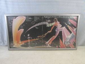 lot 88 image: (A-4) Framed Rod Stewart Atlantic C...