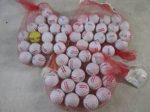 lot 137 image: (CSB) 54 Assorted Cleaned Golf Ball...