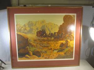 lot 157 image: (BS) Framed Signed Numbered 104300...