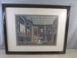 lot 160 image: (A-4) Framed Signed Randy Souders B...