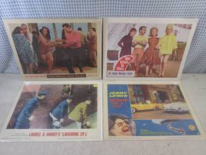 lot 163 image: (EC1) 4 Vintage Movie Theater Lobby...