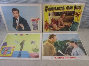 lot 165 image: (EC1) 4 Vintage Movie Theater Lobby...