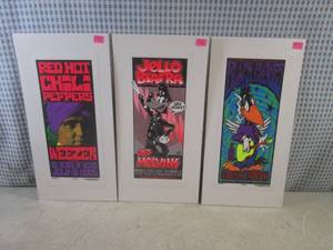 lot 167 image: (EC1) 3 Concert Handbills RHCP and ...
