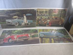 lot 169 image: (EC1) 4 Prints Of Vintage Cars 23 ...