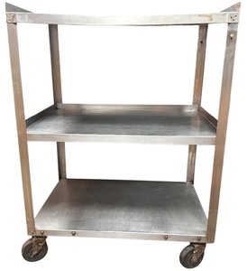 lot 030 image: Stainless Steel Rolling Cart