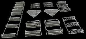 lot 098 image: Wire Shelving System