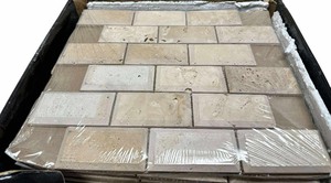 lot 112 image: Tiles - Tuscany Ivory Subway