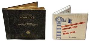 lot 004 image: Morse Code Instruction Records Entreneural Strategies Records 1986-1990 by Dan S. Kennedy
