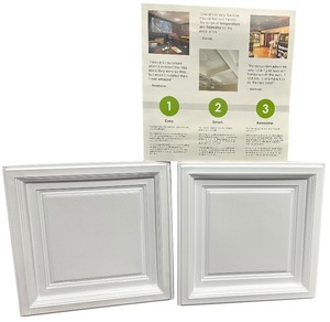 lot 141 image: Madison- White Ceiling Tiles Qty 30