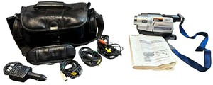 lot 010 image: Sony Handycam Vision camcorder, specifically a model from the Digital 8 and video Hi8 series