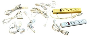 lot 256 image: Surge ProtectorsExtension Cords Bundle