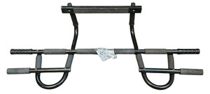 lot 245 image: Multi-Grip Chin-UpPull-Up Bar, 24-36 wide, up to 6 14 thick, 3 12 molding W, Up to 300lbs