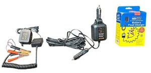 lot 252 image: 12V Automatic Battery Float Charger, AC Adapter, SmartGear Jump Starter Charging Device Bundle