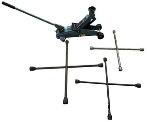 lot 029 image: ProLift 2 Ton Floor Jack with Qty 3 Lug Wrench Tools