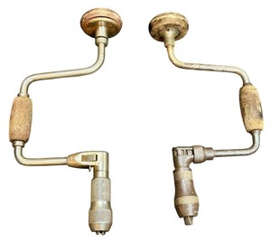 lot 031 image: Vintage Hand Drill Bundle, Qty 2