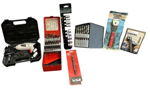 lot 276 image: Electric Hand Drill Set  Blue Point Tap Drill Set  Socket and Drehmel Hand Tool Bundle