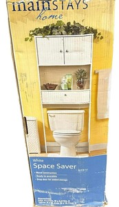 lot 283 image: White Space Saver Over-the-Sink Shelf 65 X 23 X 7.375