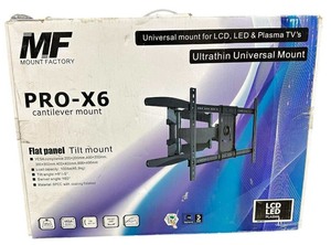 lot 281 image: Mount Factory PRO-X6 cantilever mount for flat-panel LCD, LED, and Plasma TVs