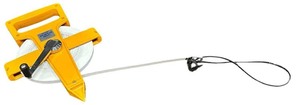 lot 282 image: Kebon 100-foot Nylon-Clad Open-Reel Tape Measure