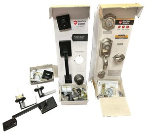 lot 309 image: SmartKey Security Front Door Lock Bundle, Qty 2