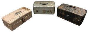 lot 299 image: Vintage Tackle Box Bundle, Qty 3