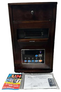 lot 064 image: McLeland Design Infrared Fireplace Heater with Bluetooth Speaker