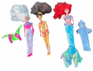 lot 026 image: Mattel Disney The Little MermaidWorkin Out Barbie doll from 19961997 Barbie Show Parade Star Stampin